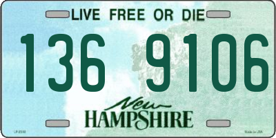NH license plate 1369106