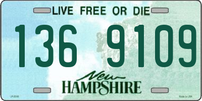 NH license plate 1369109