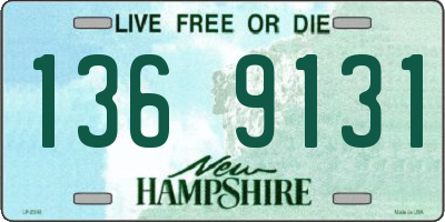 NH license plate 1369131