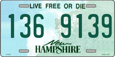 NH license plate 1369139