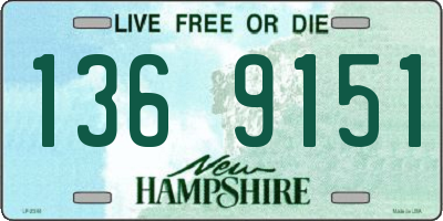NH license plate 1369151