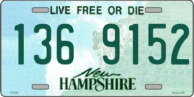 NH license plate 1369152