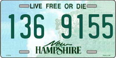 NH license plate 1369155