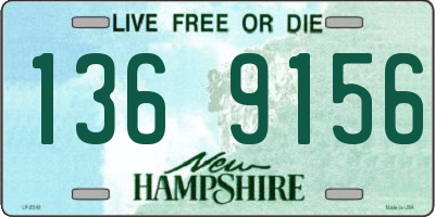 NH license plate 1369156