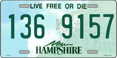 NH license plate 1369157
