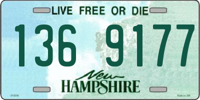 NH license plate 1369177