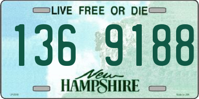 NH license plate 1369188