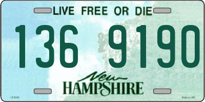 NH license plate 1369190