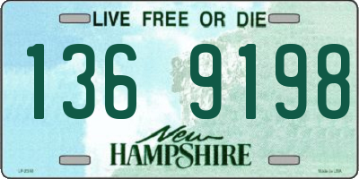 NH license plate 1369198