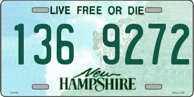 NH license plate 1369272
