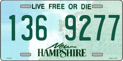 NH license plate 1369277