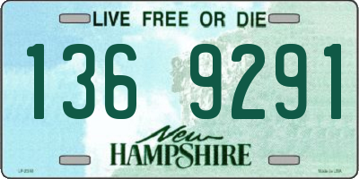 NH license plate 1369291