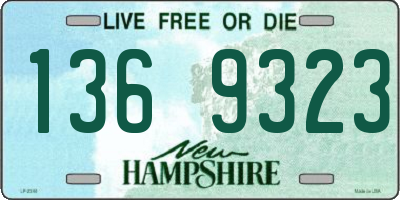 NH license plate 1369323