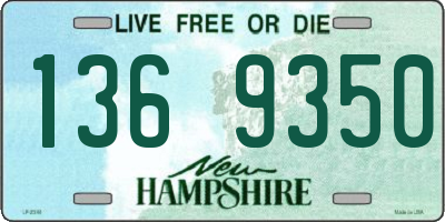 NH license plate 1369350