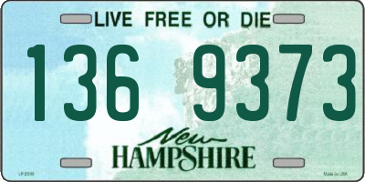 NH license plate 1369373