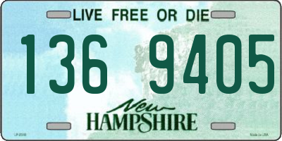 NH license plate 1369405