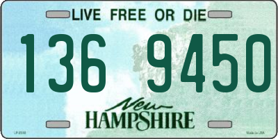 NH license plate 1369450