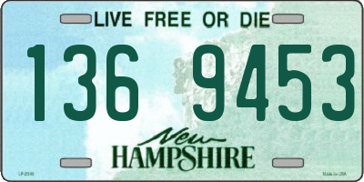 NH license plate 1369453