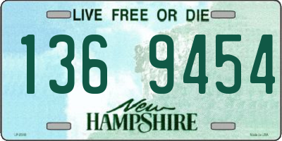 NH license plate 1369454