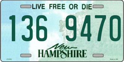 NH license plate 1369470