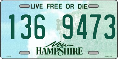 NH license plate 1369473
