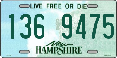 NH license plate 1369475