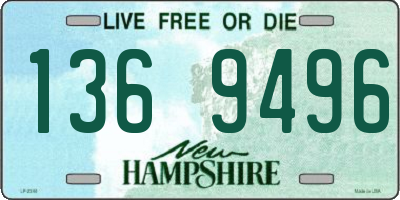 NH license plate 1369496