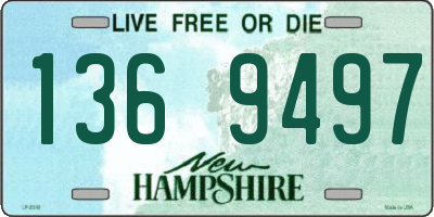 NH license plate 1369497