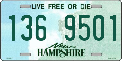 NH license plate 1369501
