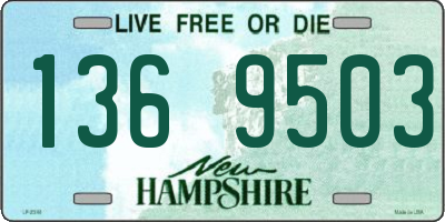 NH license plate 1369503