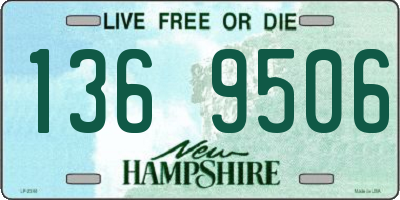 NH license plate 1369506