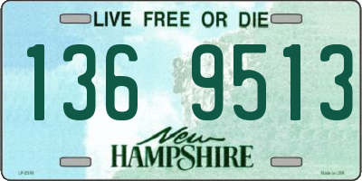 NH license plate 1369513
