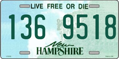 NH license plate 1369518