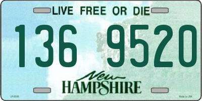 NH license plate 1369520