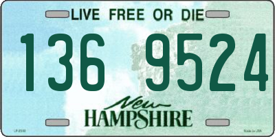 NH license plate 1369524