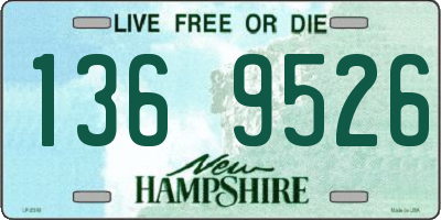 NH license plate 1369526