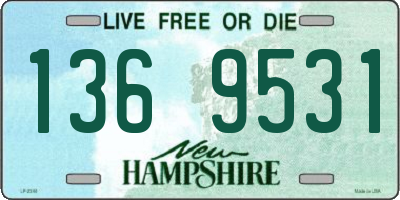 NH license plate 1369531