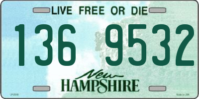 NH license plate 1369532