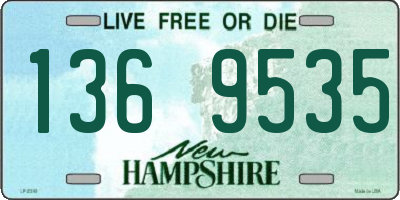 NH license plate 1369535