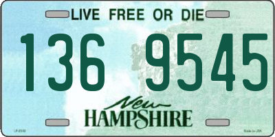 NH license plate 1369545
