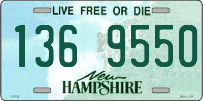 NH license plate 1369550