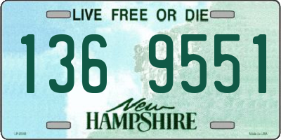 NH license plate 1369551