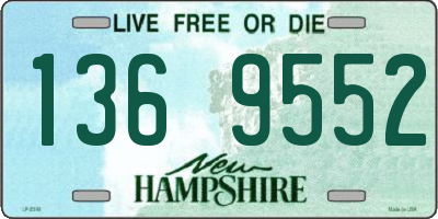 NH license plate 1369552