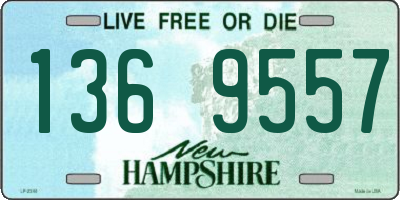 NH license plate 1369557