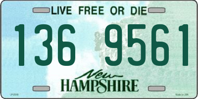 NH license plate 1369561