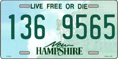 NH license plate 1369565