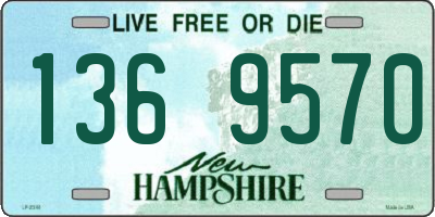 NH license plate 1369570