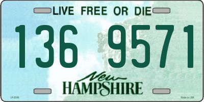 NH license plate 1369571