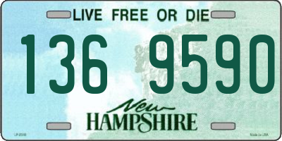 NH license plate 1369590