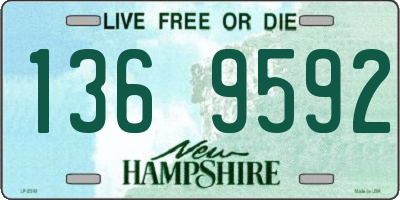 NH license plate 1369592